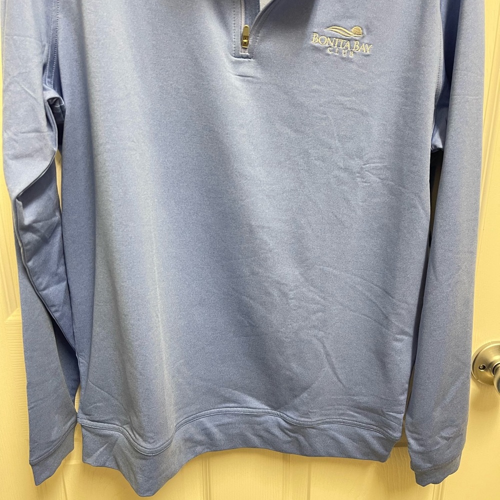 Peter Millar Blue Quarter Zip Pullover - image 3